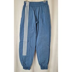 Adidas Ivy Park Pants Blue Track Pants Windbreaker Nylon Jogger Baggy Size Small